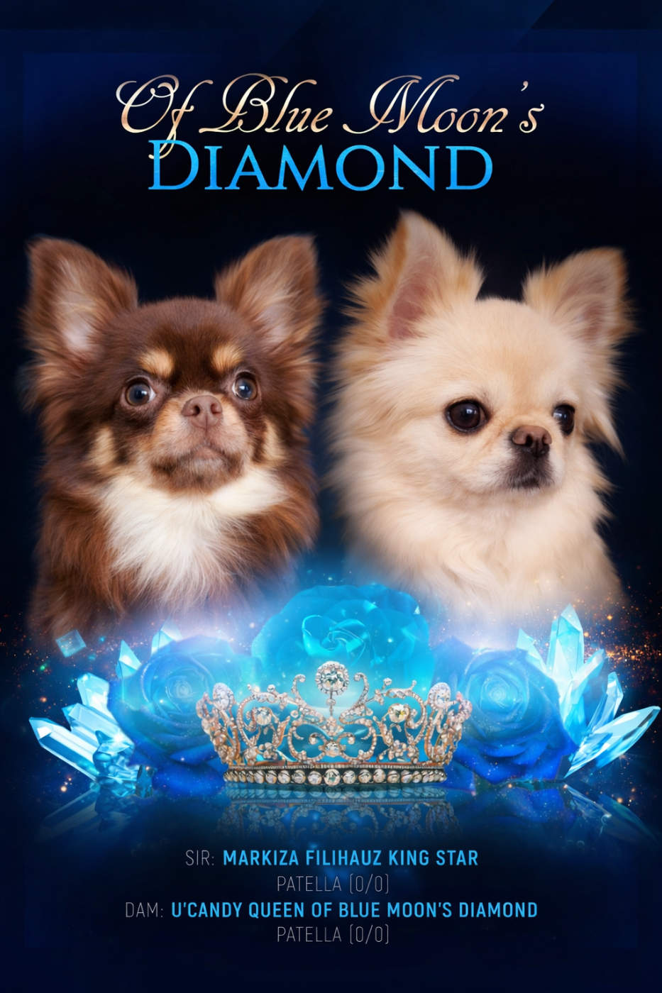 Of Blue Moon's Diamond - Chihuahua - Portée née le 05/02/2025